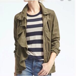 Banana Republic Olive Utility Jacket